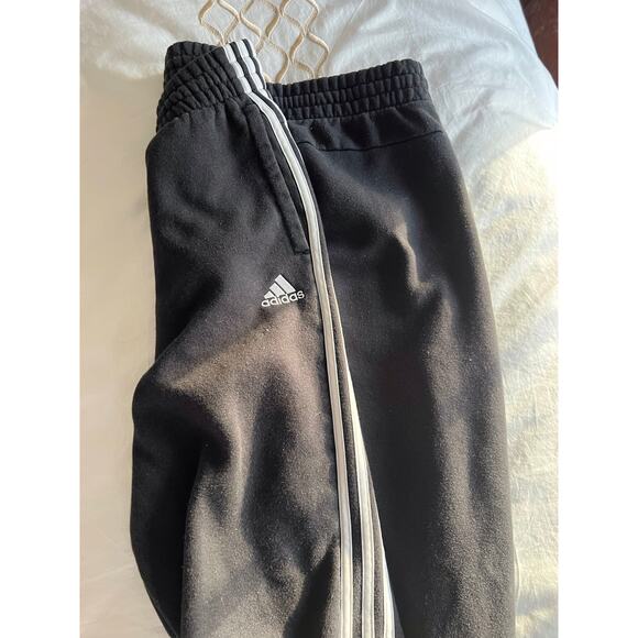 Adidas 3 Stripes Drawstring Waist Jogger Sweatpants - Picture 5 of 14
